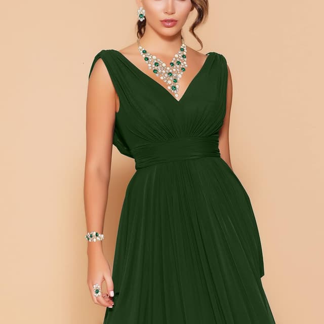 Detalle 2 de Parure bijoux de mariage Clearine 4 pièces collier, boucles d’oreilles, bracelet et bague