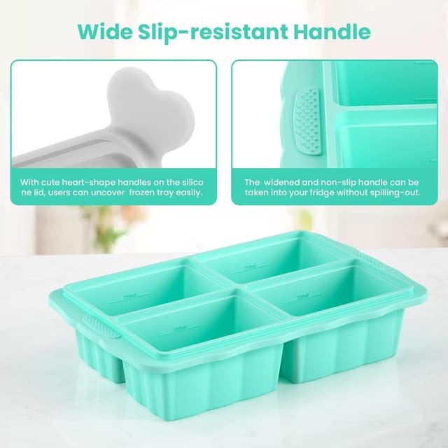 Thumbnail 5 de Silicone Freezer Tray 1 Cup, 3-Pack