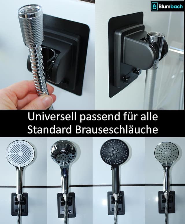 Detalle 2 de Duschkopfhalterung ohne Bohren mit 14 kg