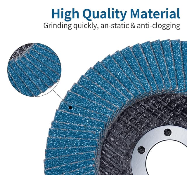 Detalle 2 de MIDO flap discs 125mm for angle grinders