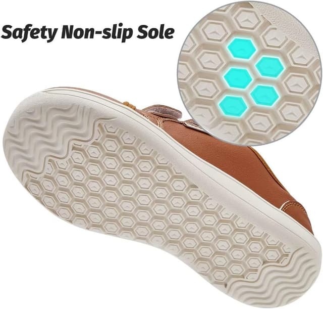 Detalle de HOBIBEAR Kids Wide Barefoot Shoes for Boys & Girls – Minimalist School, Trail & Walking Trainers