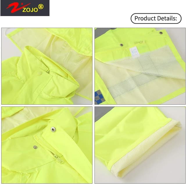 Thumbnail 2 de zojo High Visibility Rain Suit 2XL