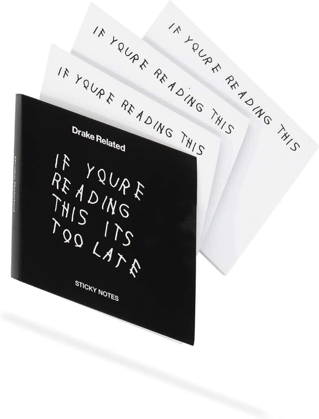 Detalle de Drake If You're Reading This Sticky Note Set ๐
