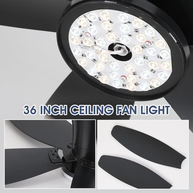 Thumbnail 6 de Surtime 42-Inch Ceiling Fan with Lights
