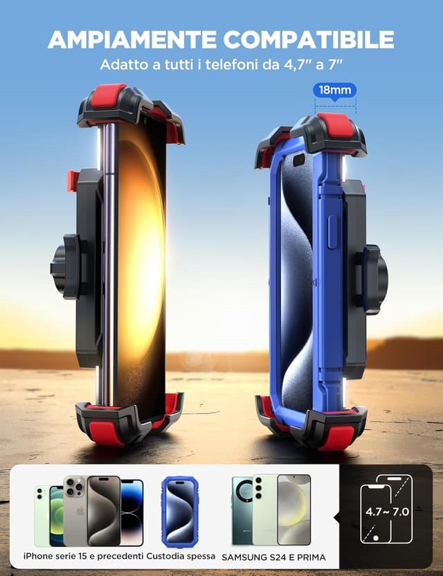 Thumbnail 5 de JOYROOM 2025 Porta Cellulare Moto 160 km/h