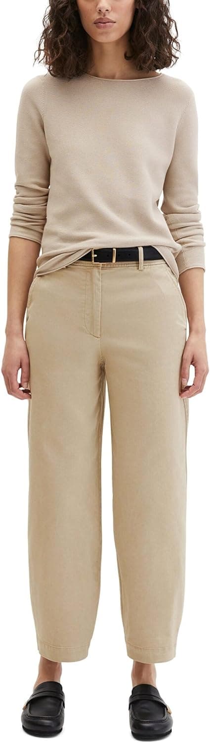 Detalle de Marc O’Polo Damen Pullover aus Bio-Baumwolle Slim Fit