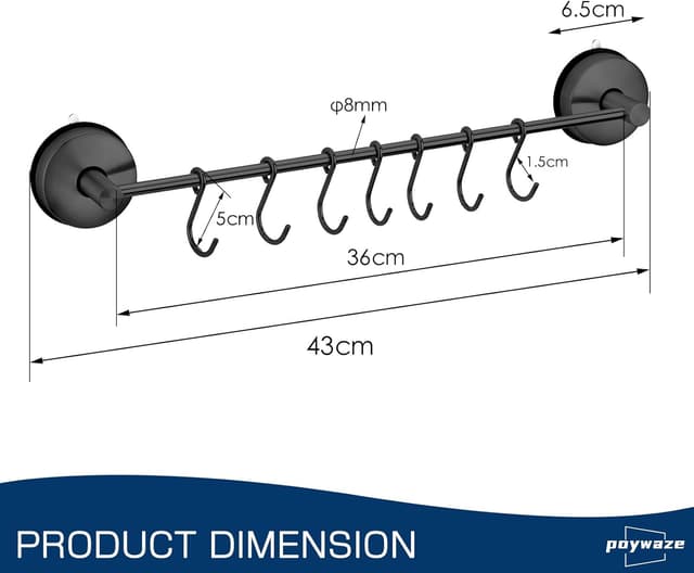 Detalle de Poywaze Suction Cup utensil holder 43cm