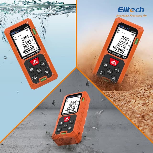 Thumbnail 5 de Elitech Télémètre Laser 50 m