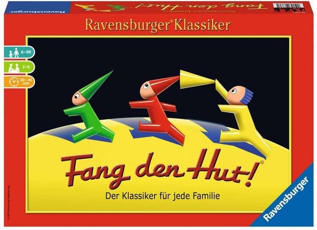 Detalle de Ravensburger 26736 Attraper Le Chapeau : jeu de cabane familial pour 2 à 6 joueurs