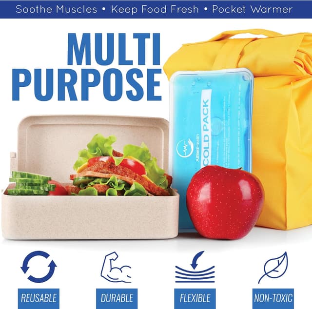 Detalle 2 de Reusable Hot and Cold Gel Ice Packs for Injuries – 7 Variety Pack (Hot & Cold Relief)