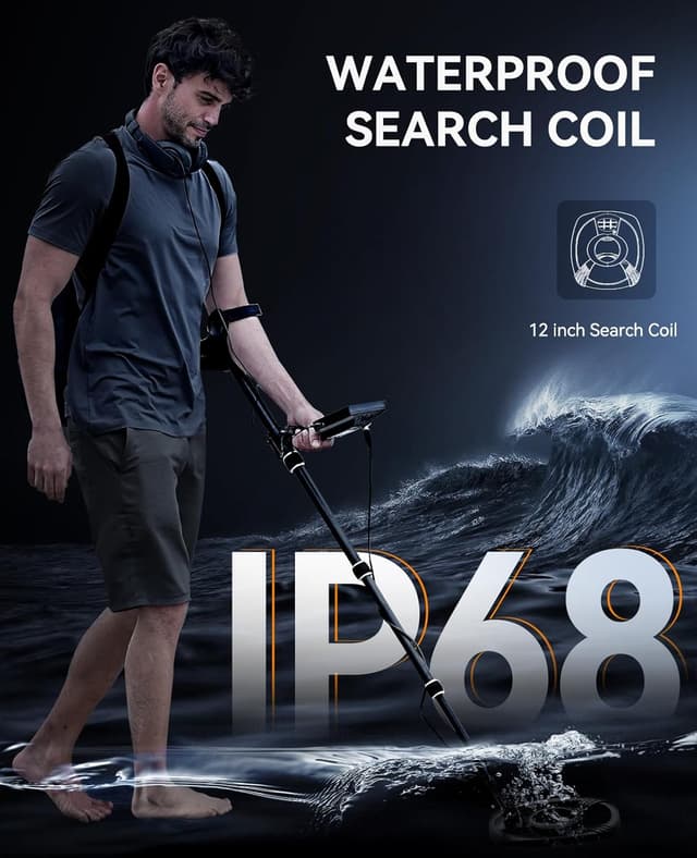 Thumbnail 5 de SUNPOW Metal Detector 30cm Coil 10in Depth