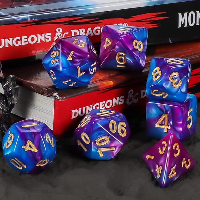 Thumbnail 6 de QMAY Polyhedral Dice 8PCS Mystery Set 🎲