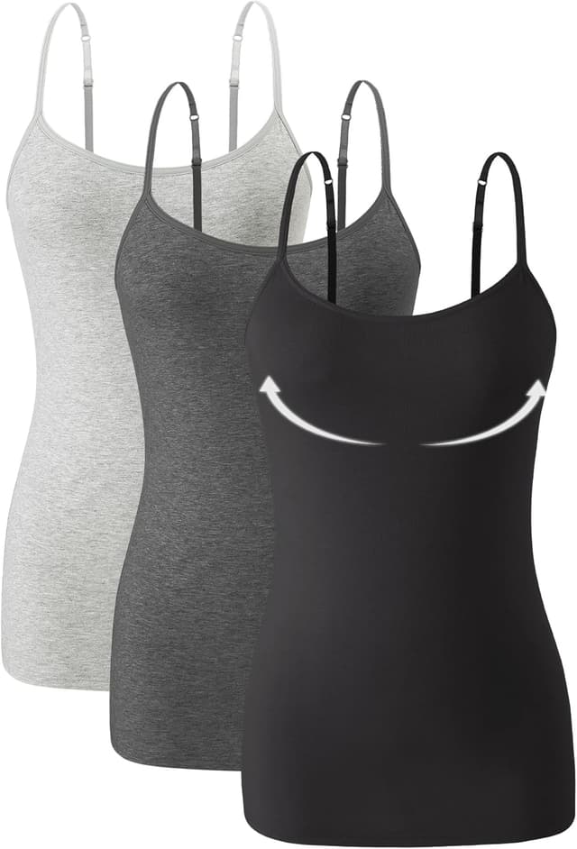 Detalle 1 de Knuffnee 95% cotton cami 3 pack vest