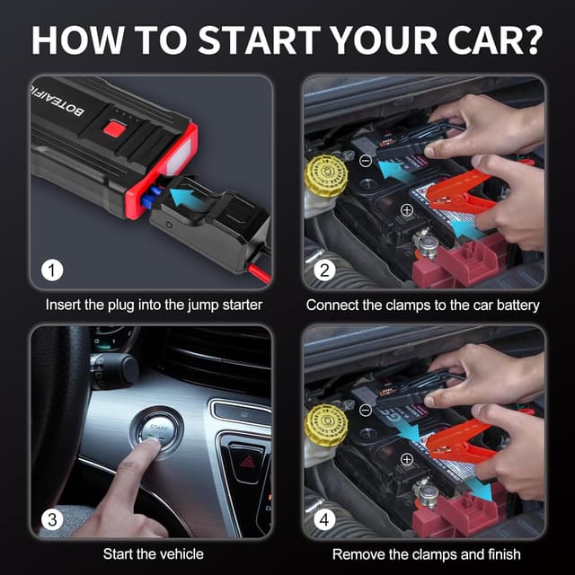 Detalle 2 de Avviatore 3000A portatile 12V powerbank