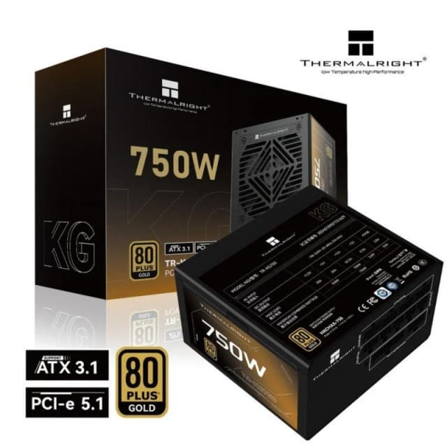 Detalle de Thermalright 750W 80 Plus Gold Fuente de Alimentación 🔌
