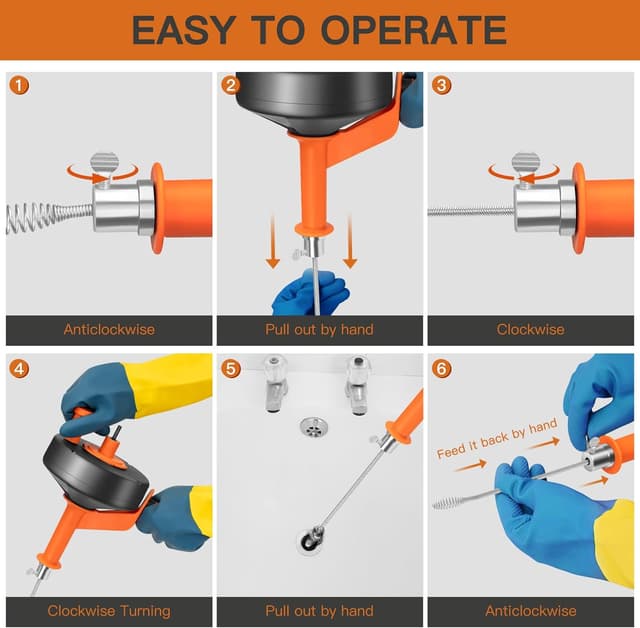 Thumbnail 4 de Drain Snake 10M with Drill Attachment