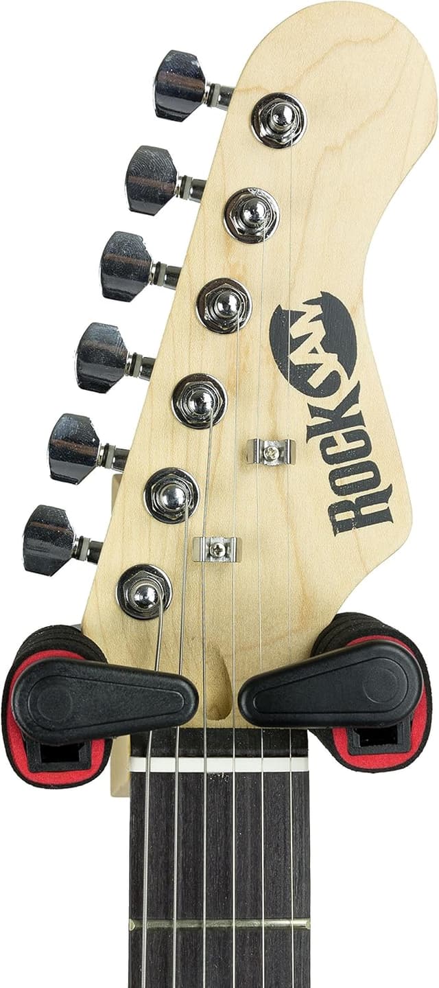 Thumbnail 5 de RockJam Colgador pared para guitarra con brazos acolchados, paquete doble 🎸