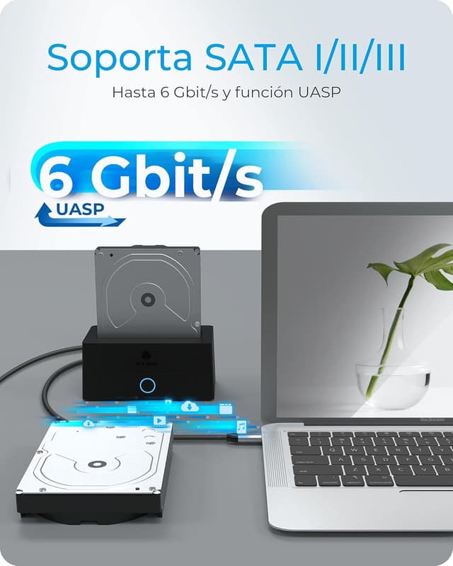 Thumbnail 4 de Icy Box Estación de Acoplamiento USB 3.0 5 Gbit/s