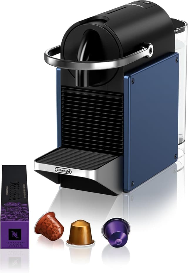 Detalle de De’ Longhi EN 127.BL Pixie blau – Kaffee-Kapselmaschine mit 19-Bar-Druck