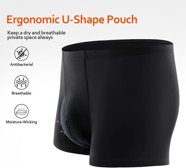 Detalle de SIHOHAN Boxershorts Herren im 4er Pack – atmungsaktive Retro Shorts mit sehr flachen Nähten (S–2XL)