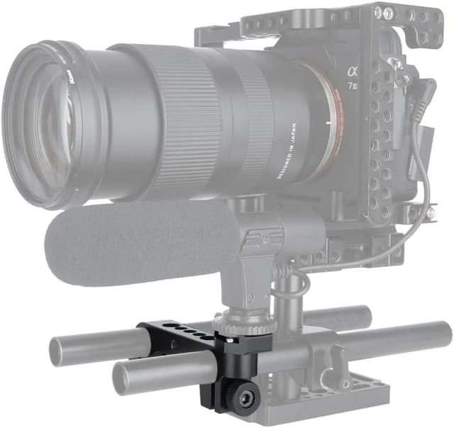 Thumbnail 5 de NICEYRIG 15mm Rod Clamp with Cold Shoe