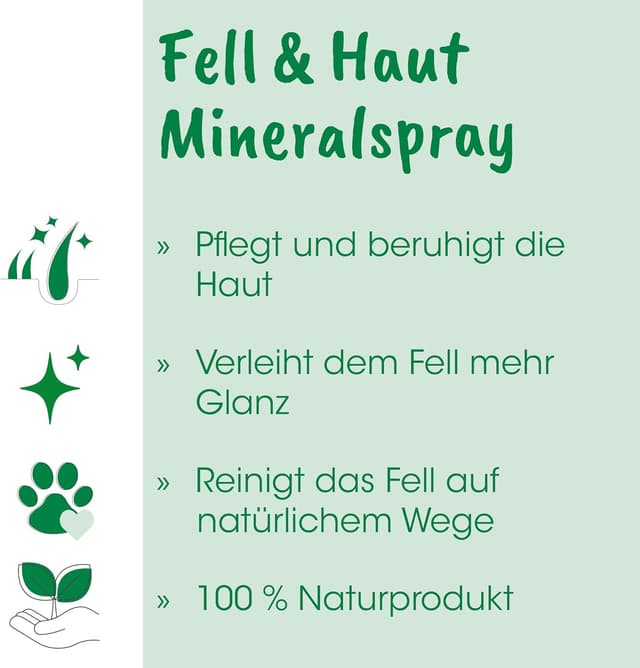 Detalle 2 de cdVet Fell & Haut Mineralspray 100 ml