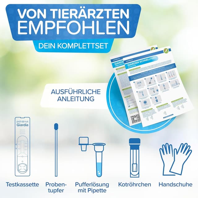 Thumbnail 3 de Patronus Giardien Schnelltest Hund & Katze 4x
