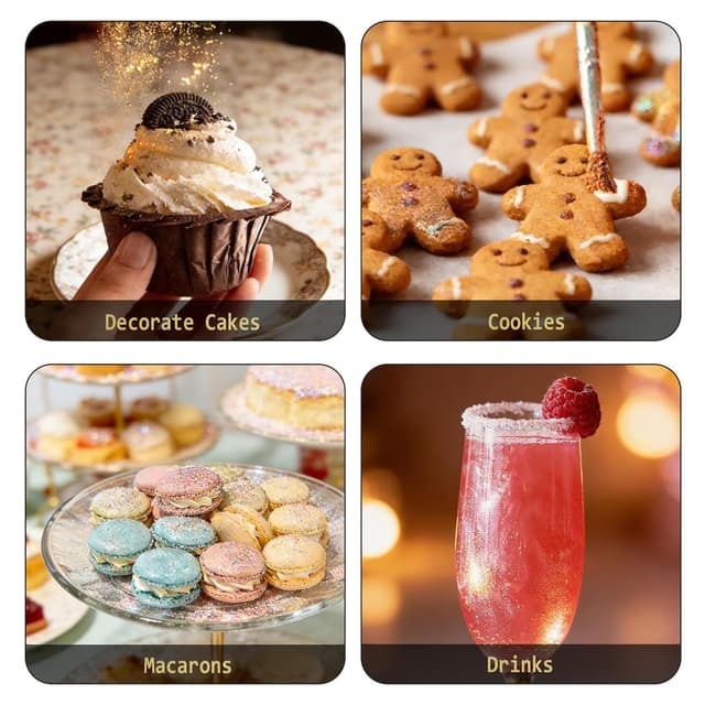 Thumbnail 5 de Roizefar Essbares Glitzer Set 4 g 🍰