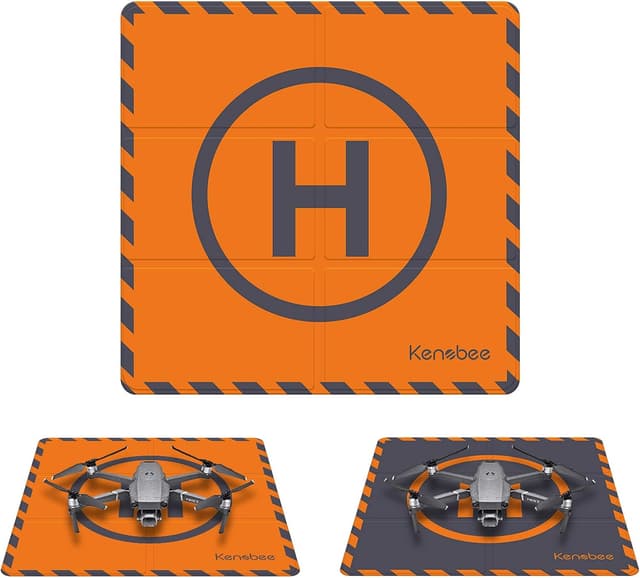 Detalle de Tapis d’atterrissage pliable KENOBEE 50 x 50 cm pour drones DJI Mini