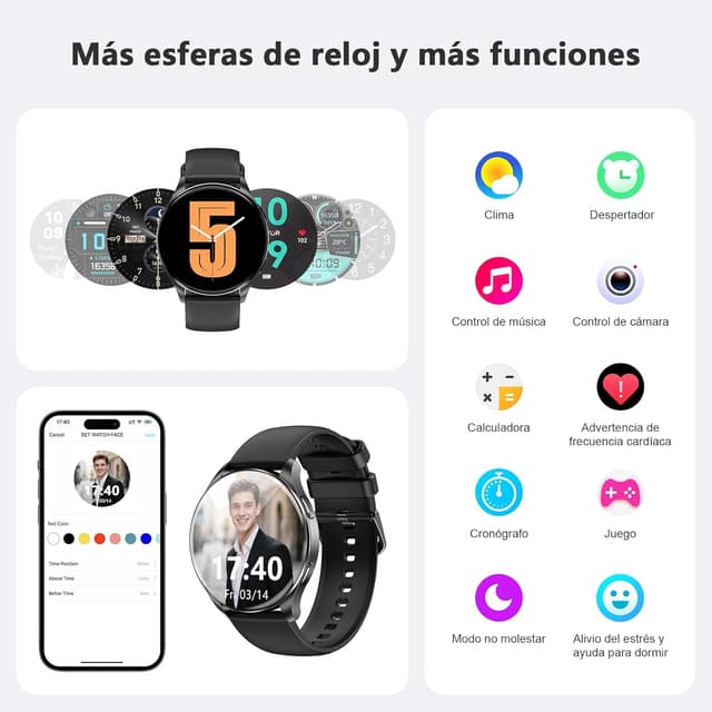 Thumbnail 4 de Blackview Smartwatch 1.43" AMOLED