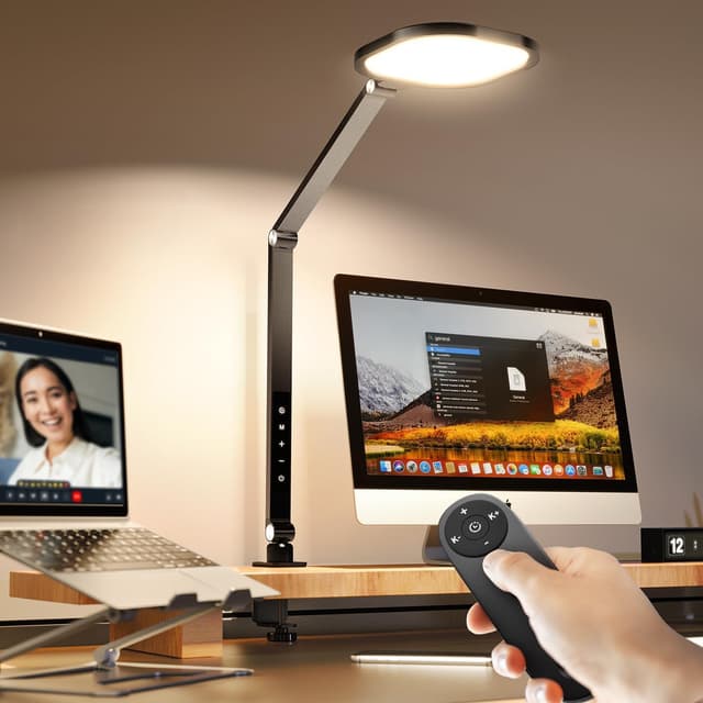 Detalle de LitONES LED Desk Lamp with Clamp for Home Office