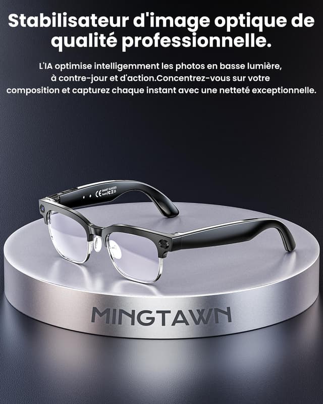 Thumbnail 3 de Lunettes intelligentes AI — Caméra 8MP IP66