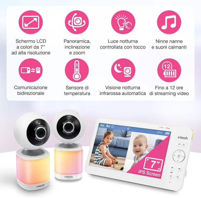 Thumbnail 1 de VTech VM7468-2 Baby monitor video 7