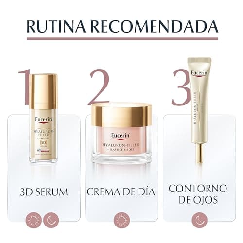 Thumbnail 6 de Eucerin Hyaluron-Filler + Elasticity Crema de Día Rosé FPS 30 — crema antiedad tono rosado 50 ml