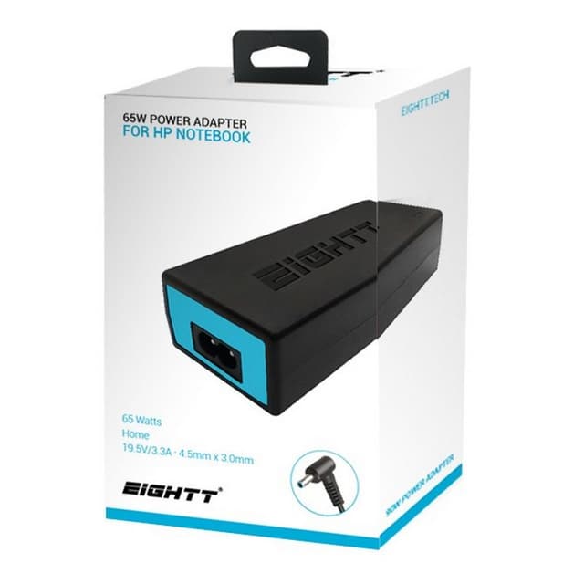 Detalle 2 de eightt EHP65B Cargador HP 65W 19,5V 3,3A 4,5x3mm