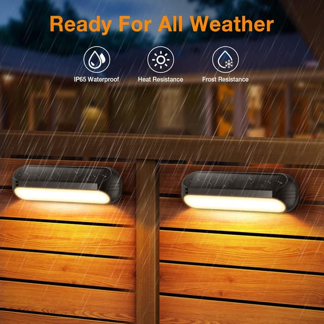 Thumbnail 5 de GEARLITE Solar Lights Outdoor Garden 4 Pack