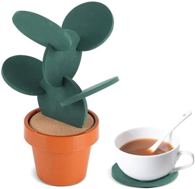 Detalle de Fdit set sottobicchieri cactus in 6 pezzi