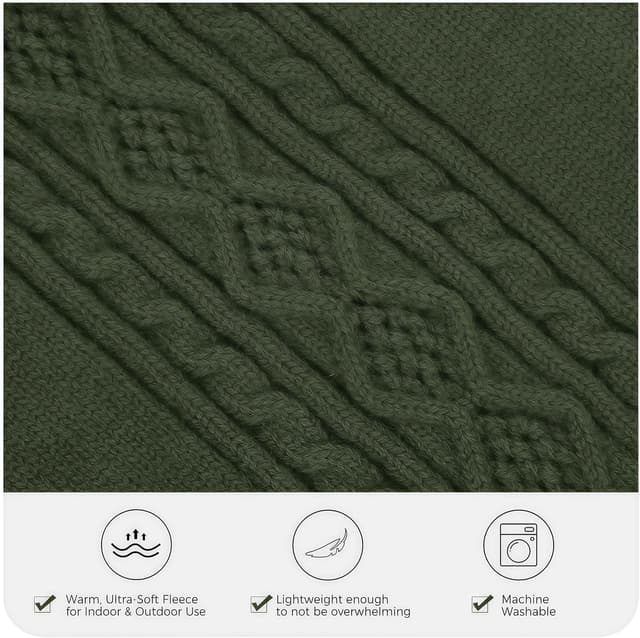 Detalle de KONVINIT Hundepullover Winter Warm & Bequem mit Zopfmuster (XS–2XL) für kompakte Hunderassen