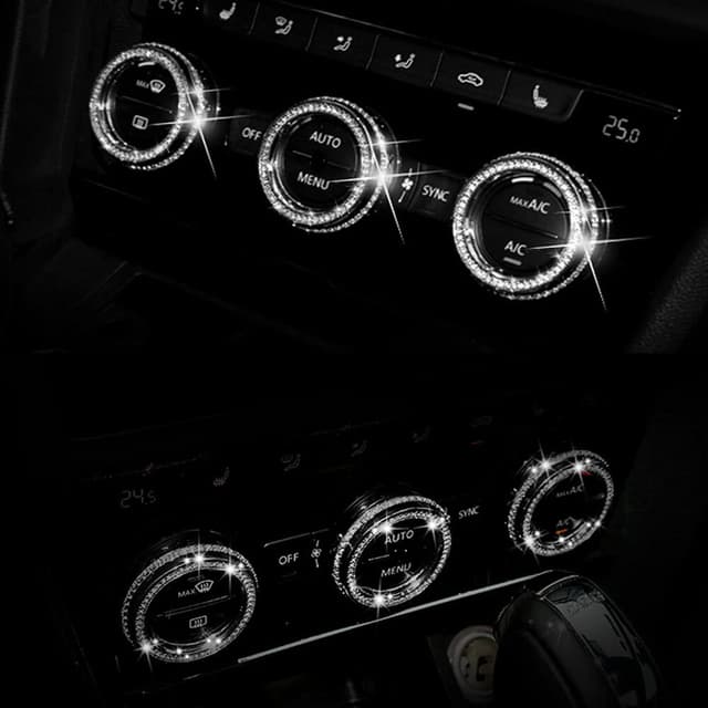 Thumbnail 5 de BlingOOSE Glitzer Knopfabdeckung VW Klimabedienung