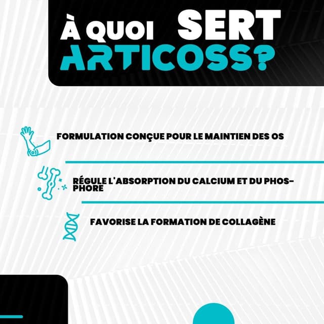 Thumbnail 2 de ARTICOSS Glucosamine Chondroïtine MSM 60 comprimés