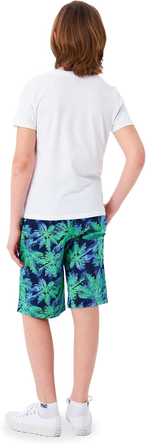 Detalle de Karierte MOR Shorts für Jungen & Mädchen (134–176) aus 100% Baumwolle mit Kordelzug