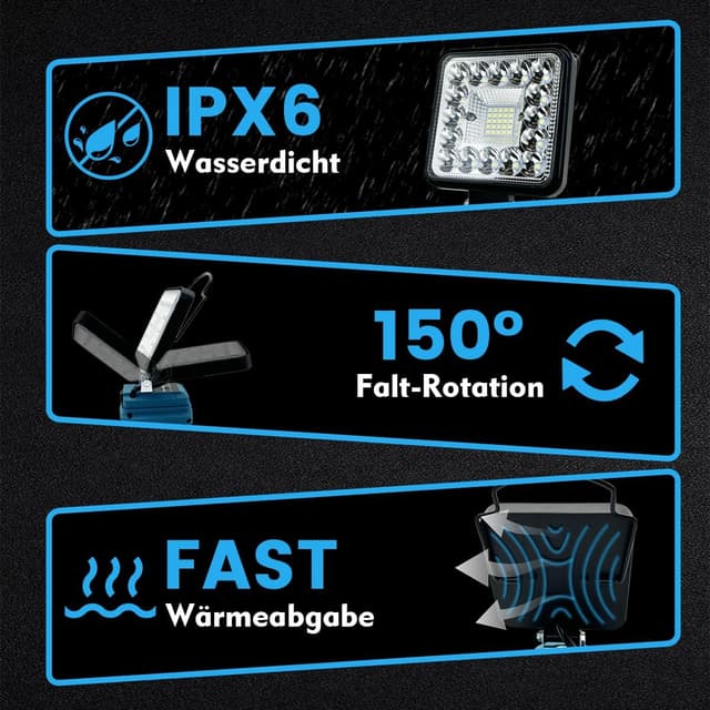 Thumbnail 5 de Akku Lampe Makita 18V 48W 4800LM