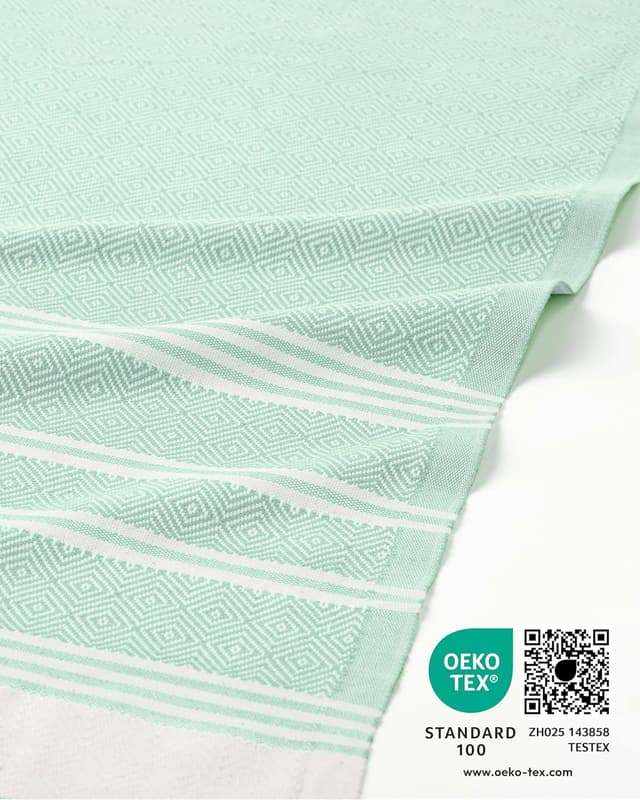 Detalle 2 de Fit-Flip Hammamtuch 100x200 cm aus Baumwolle