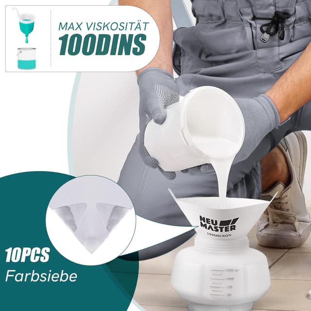 Detalle de NEU MASTER Farbsprühsystem 1200 ml HVLP