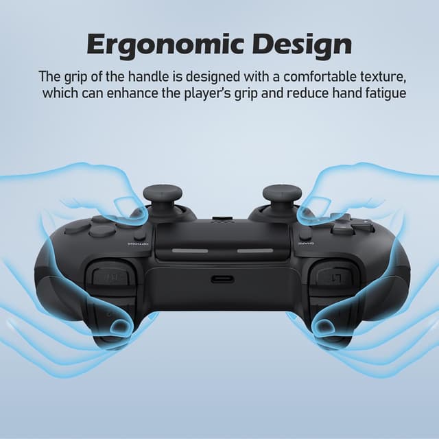 Detalle 1 de CHEREEKI PS4 Controller Bluetooth mit 2 Tasten