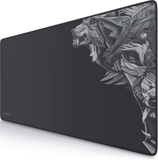 Detalle de Titanwolf TITANWOLF XXL Speed Gaming Mouse Pad (900 x 400 x 3mm) with rubber base