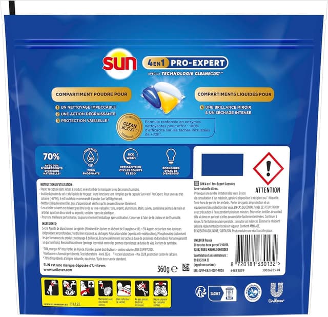 Thumbnail 2 de Sun Pro Expert Pastilles lave‑vaisselle 168 capsules 🍽