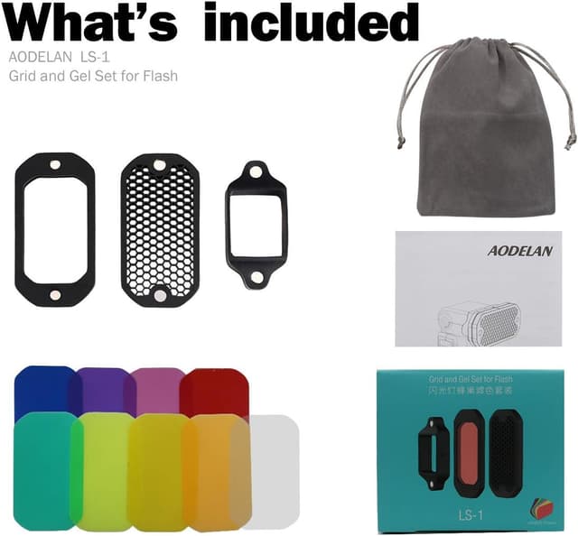 Thumbnail 6 de AODELAN Flash Gel Filter Set 8 Farben