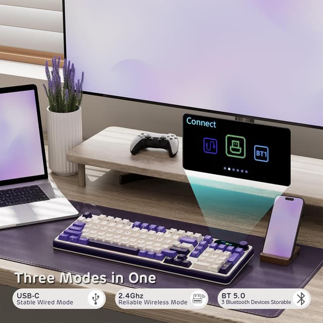 Thumbnail 1 de RK Royal Kludge S98 96% Wireless Mechanical Keyboard ⌨