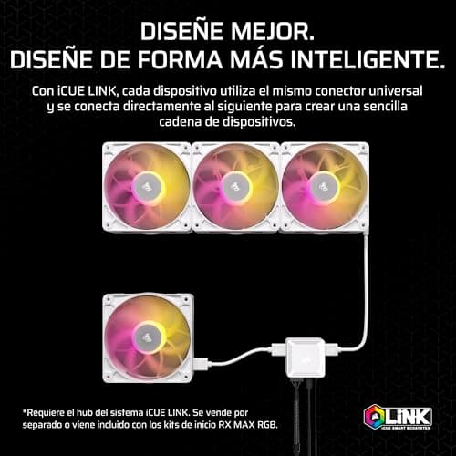 Thumbnail 4 de CORSAIR iCUE Link RX120 MAX RGB ventilador 120 mm